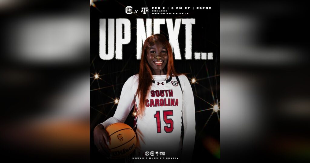 No. 3 Gamecocks at Texas A&M for Monday Night Tilt – University of South Carolina Athletics