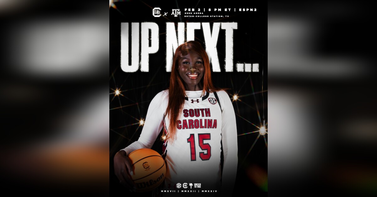 No. 3 Gamecocks at Texas A&M for Monday Night Tilt – University of South Carolina Athletics