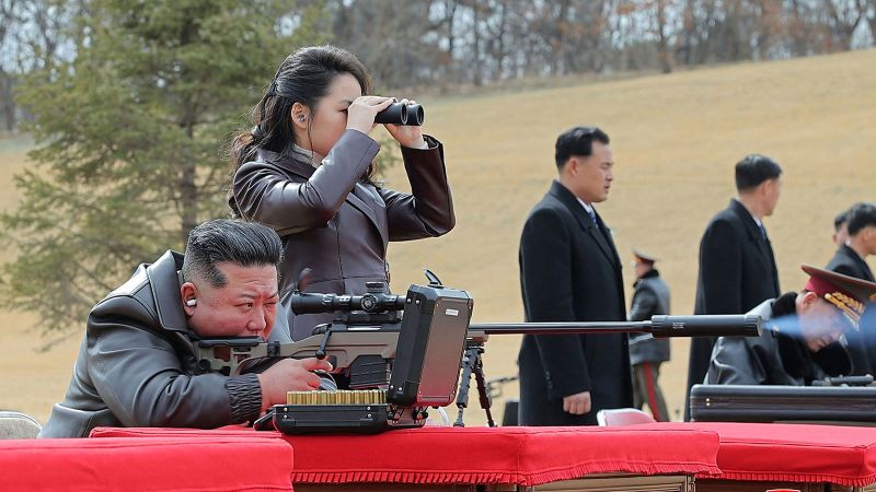 With sniper rifle photos, Kim Jong Un intensifies spotlight on his daughter, a potential successor
