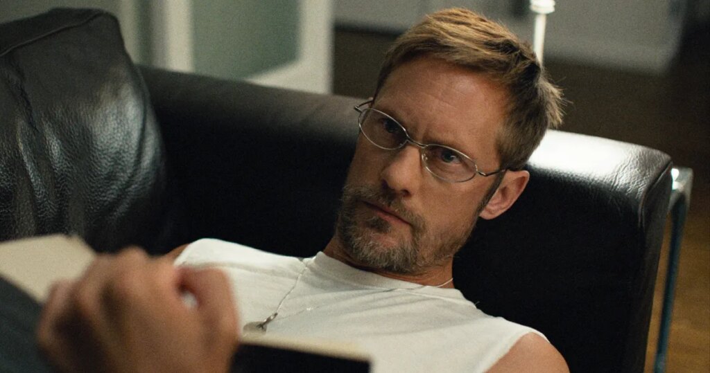 Thank God for Alexander Skarsgård’s Little Pillion Glasses