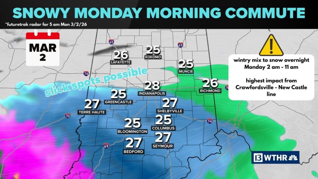 Round of snow overnight tonight | 13Weather Blog