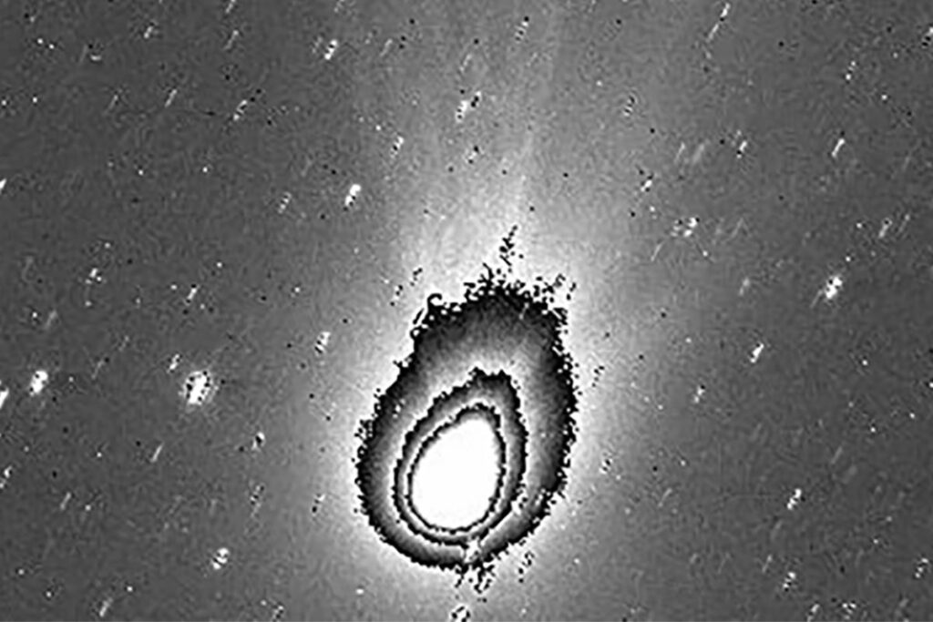 Image of comet 3I/ATLAS on 6 November 2025, captured by ESA
