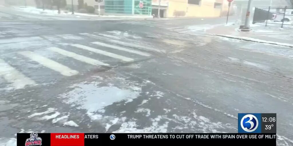 Multiple crashes reported on major highways during icy conditions