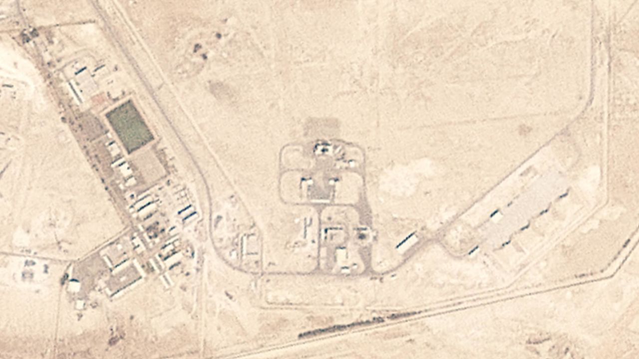 Satellite images show damage to THAAD battery near Al Sader, UAE - <em>Satellite images show dark markings from apparent strikes on four buildings at a THAAD battery near Al Sader, UAE, including a pair of pull-through vehicle shed used to store radar systems. The pattern of strikes is nearly identical to those on the Al Ruwais site.</em><br /><em>Date: February 27, 2026 (before) and March 1, 2026 (after)</em>” class=”image__dam-img image__dam-img–loading” onload=”this.classList.remove(‘image__dam-img–loading’)” onerror=”imageLoadError(this)” height=”1905″ width=”3201″/></source></source></source></source></source></picture>
    </div>
</div>
</div></div>
</p></div>
</div>
<p class=