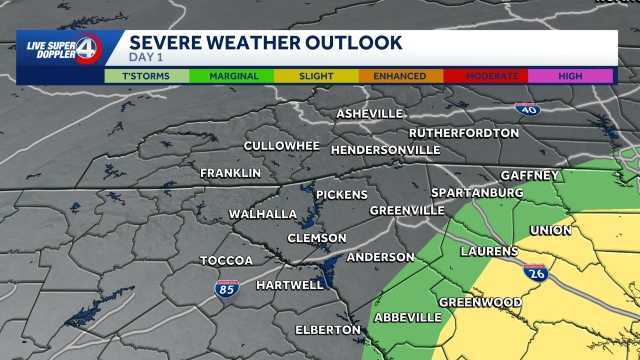 Severe threat today
