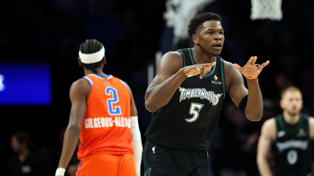 Is Anthony Edwards playing today?