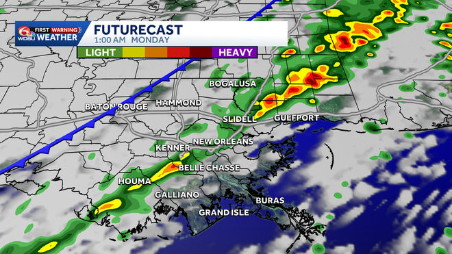 severe weather risk tonight