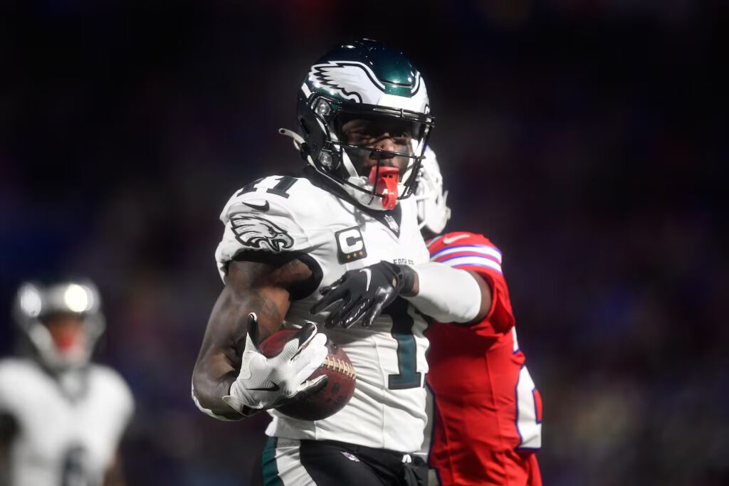 The Patriots haven't ruled out trading for Eagles wide receiver A.J. Brown.