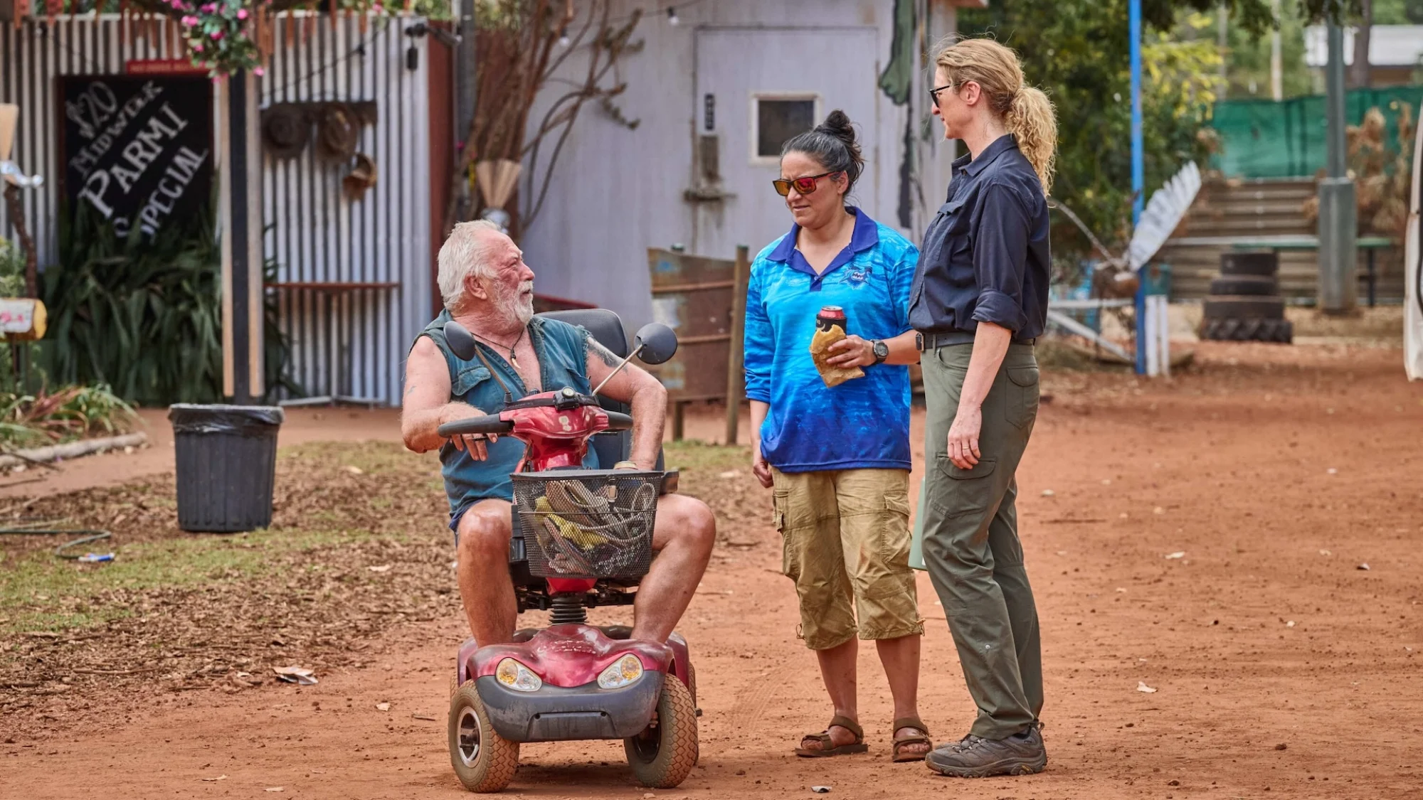 Three characters from