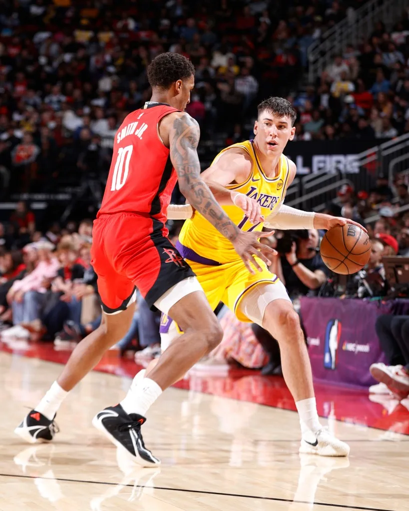 LaRavia credits a better diet and maintenance weight training for his games-played streak. NBAE via Getty Images