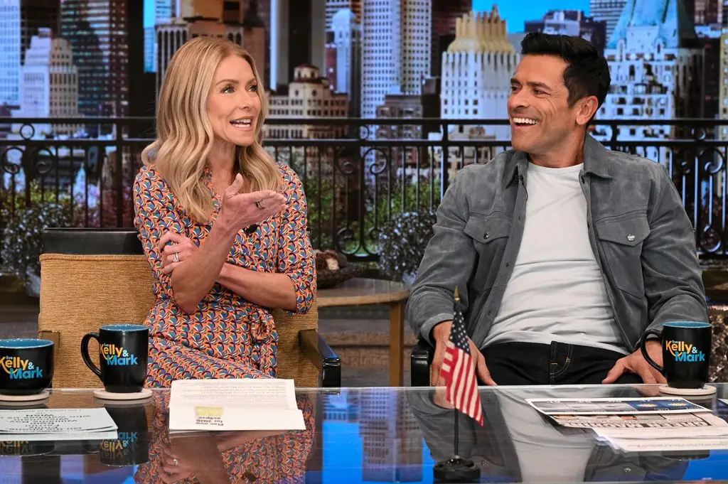 LIVE WITH KELLY AND MARK - 4/15/24 - Kelly Ripa and Mark Consuelos co-host
