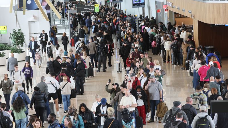 ICE agents take bigger role amid long TSA lines at airports