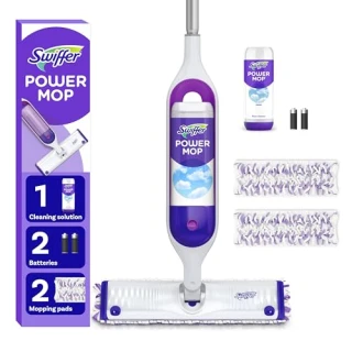 Swiffer PowerMop Multi-Surface Mop Kit for Floor Cleaning