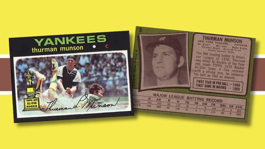 Five Things You Didn't Know About The 1971 Topps Thurman Munson