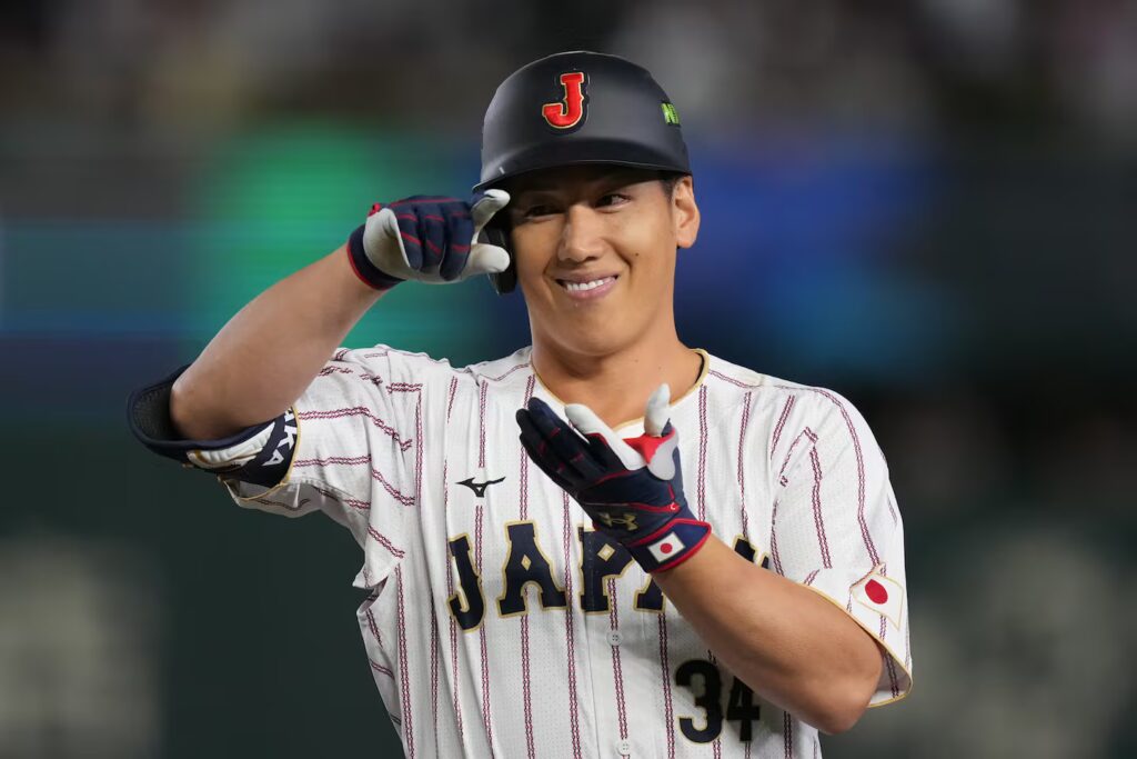 The Red Sox' Masataka Yoshida has been a standout in the World Baseball Classic for Japan.