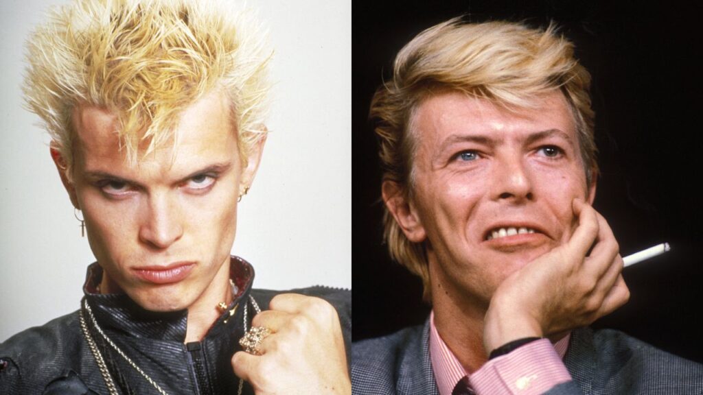 Billy Idol and David Bowie