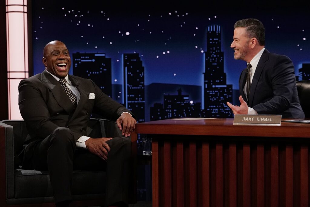 Jimmy Kimmel Magic Johnson