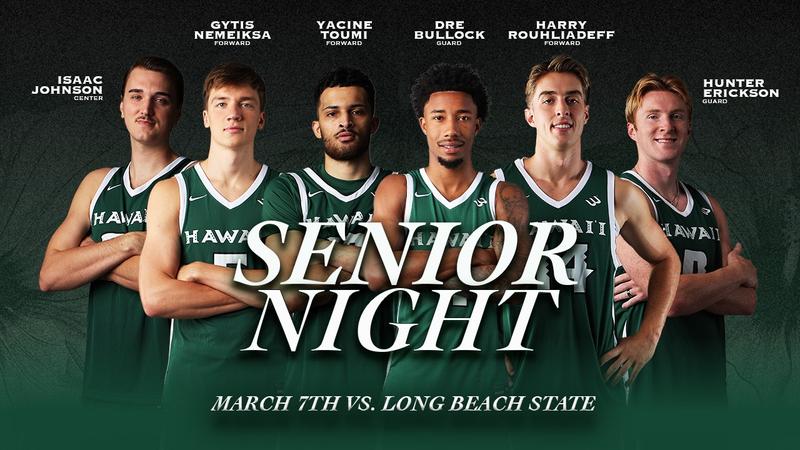 Men's Basketball Faces Long Beach State On Senior Night With Big West Title In Play