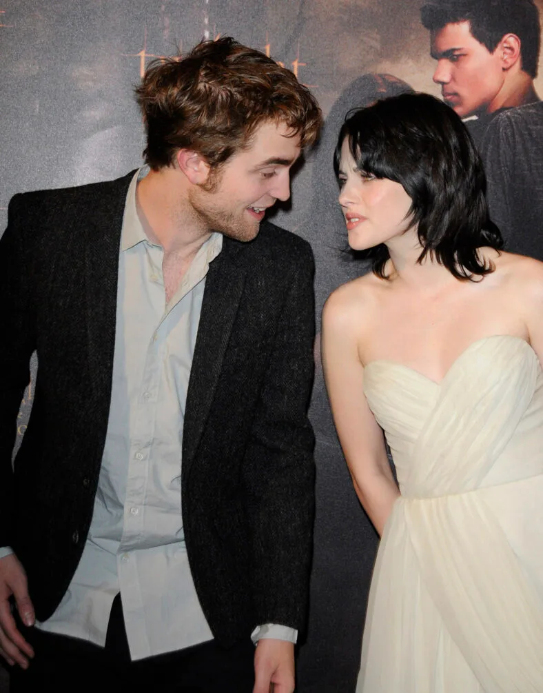 Robert Pattinson and Kristen Stewart at TWILIGHT PHOTO CALL