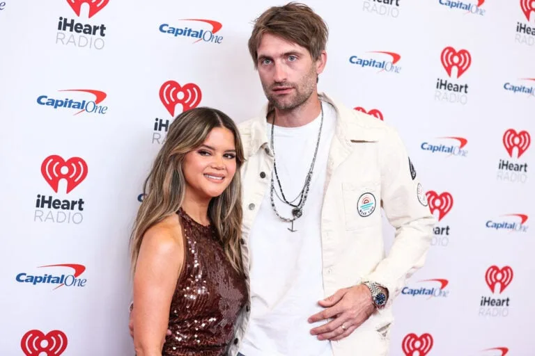 Maren Morris and Ryan Hurd at 2022 iHeartRadio Music Festival - Night 2 - Press Room