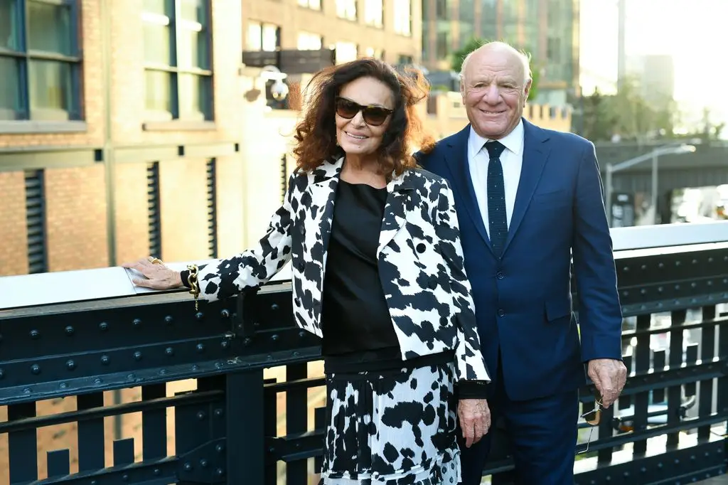 Diane von Furstenberg and Barry Diller attend the 2019 High Line Spring Benefit on May 21, 2019 in New York City