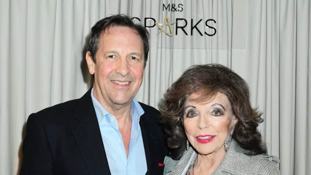 Dame Joan Collins, 92, looks so youthful as she enjoys date night with husband Percy Gibson, 61