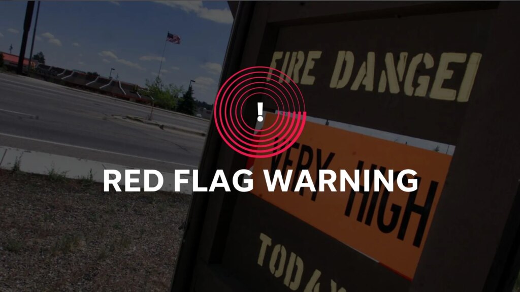 Red flag warning, critical fire threat issued for Tallahassee area