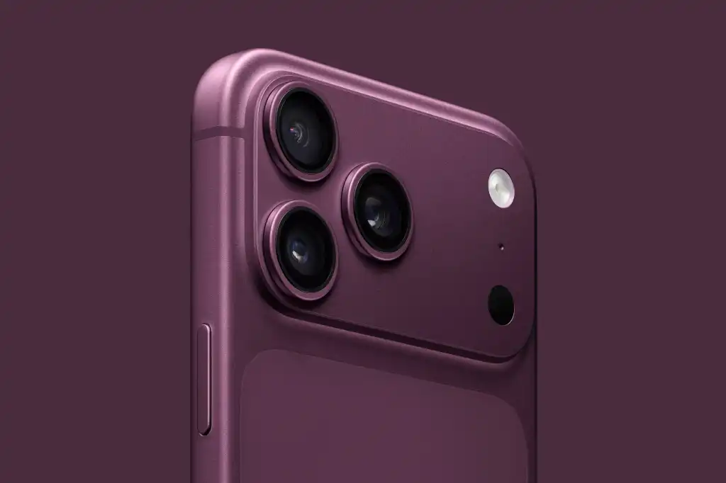 leaked iPhone 18 Pro color render in dark cherry