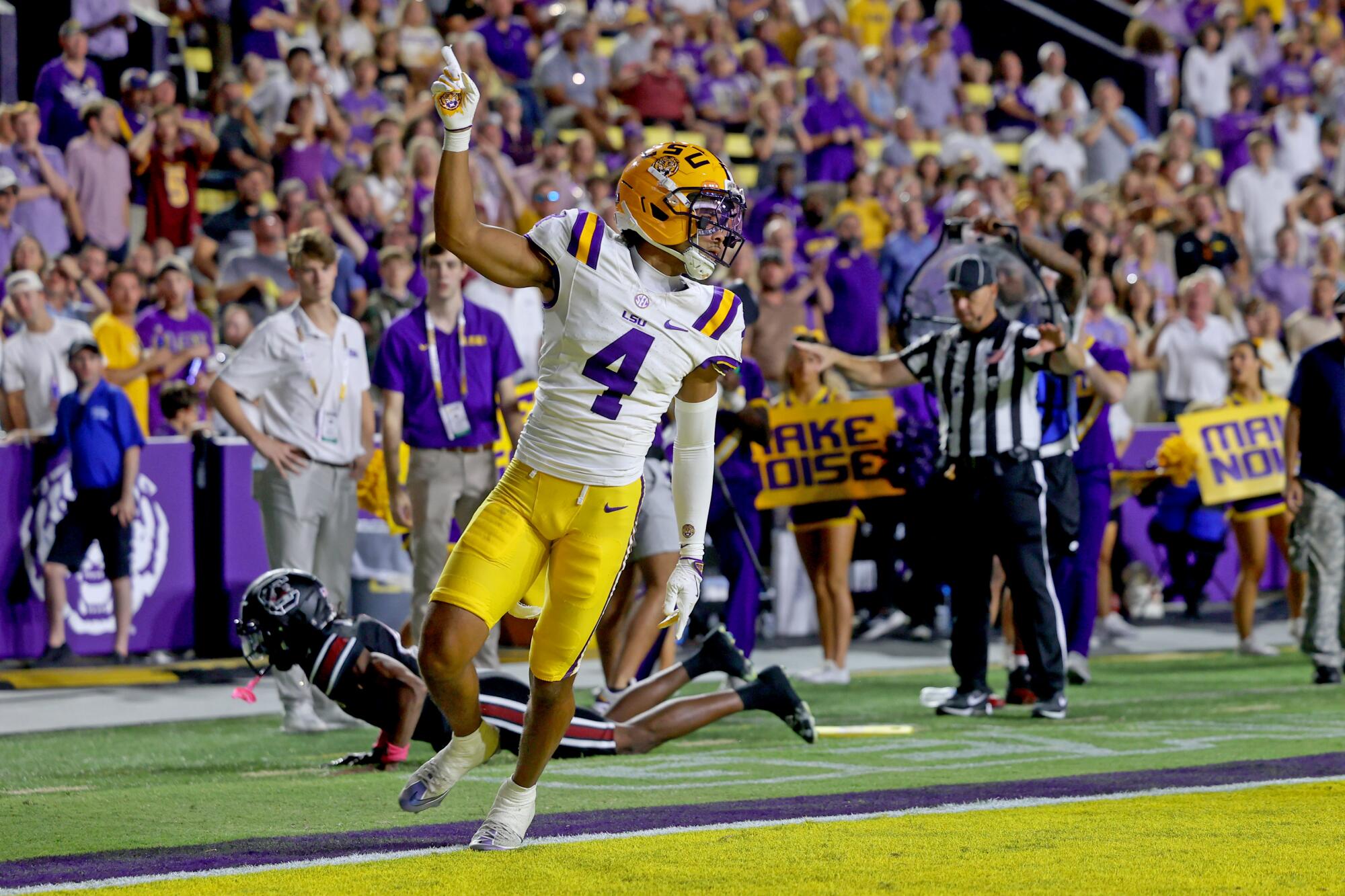 LSU cornerback Mansoor Delane is projected to be the Giants' second pick of the NFL draft.