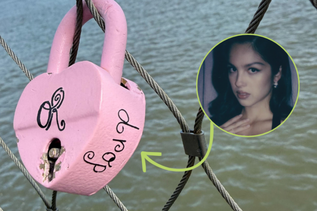 olivia rodrigo hoboken new jersey easter egg