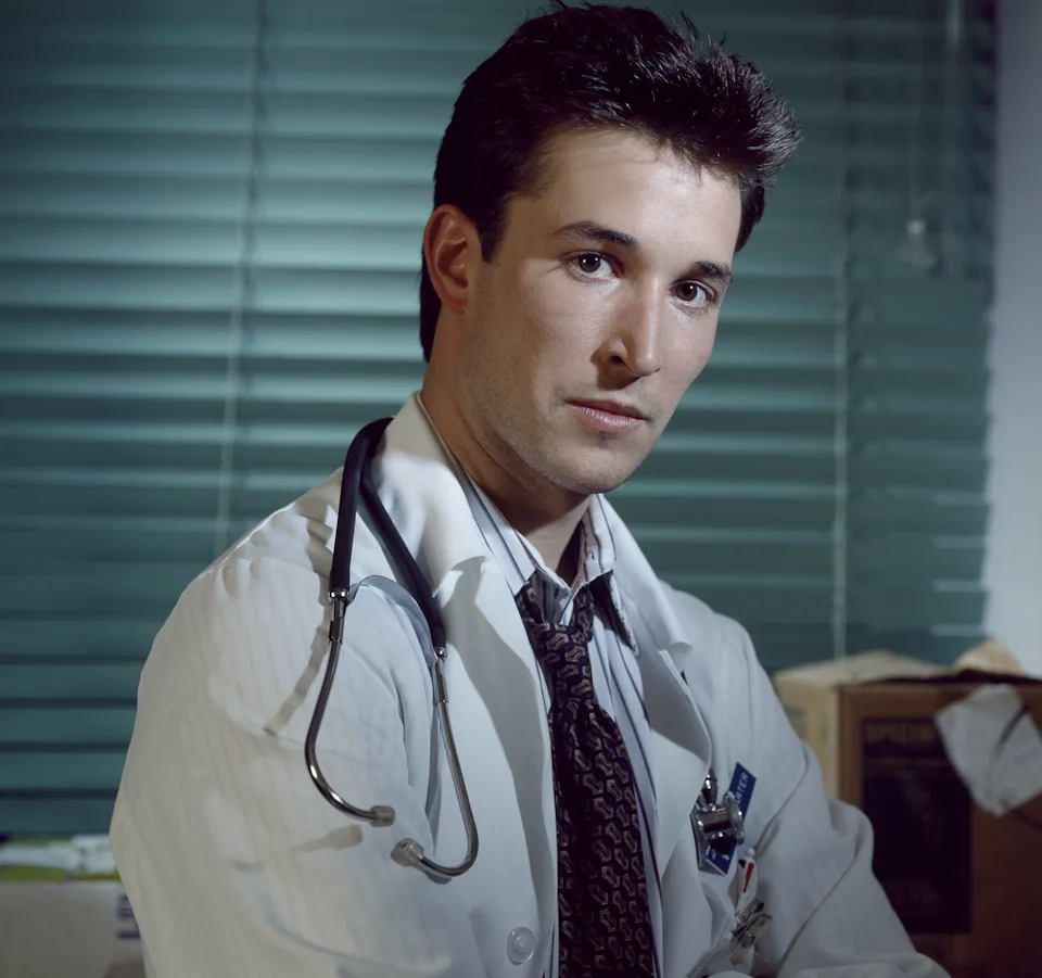 Noah Wyle as John Carter on ER.