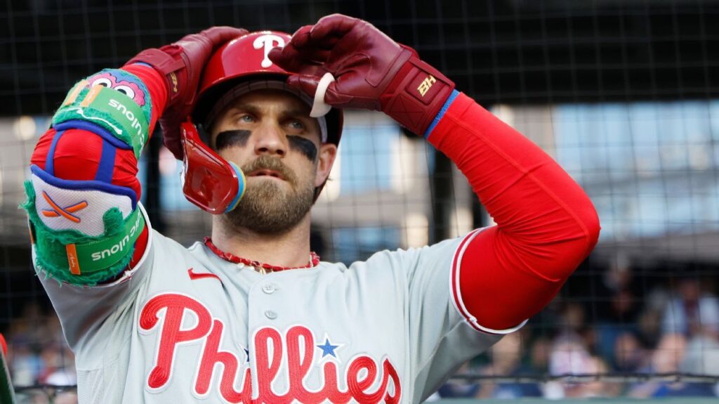 Phillies' Bryce Harper miffed by losing streak; Taijuan Walker cut