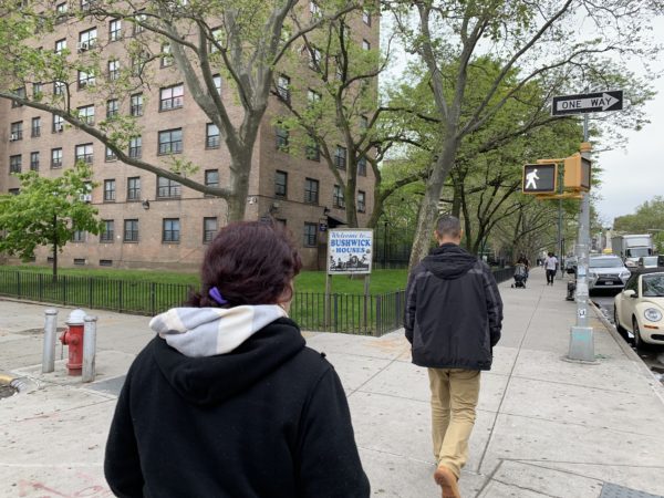 The Bushwick Houses. Photo: Noah Goldberg/Brooklyn Eagle