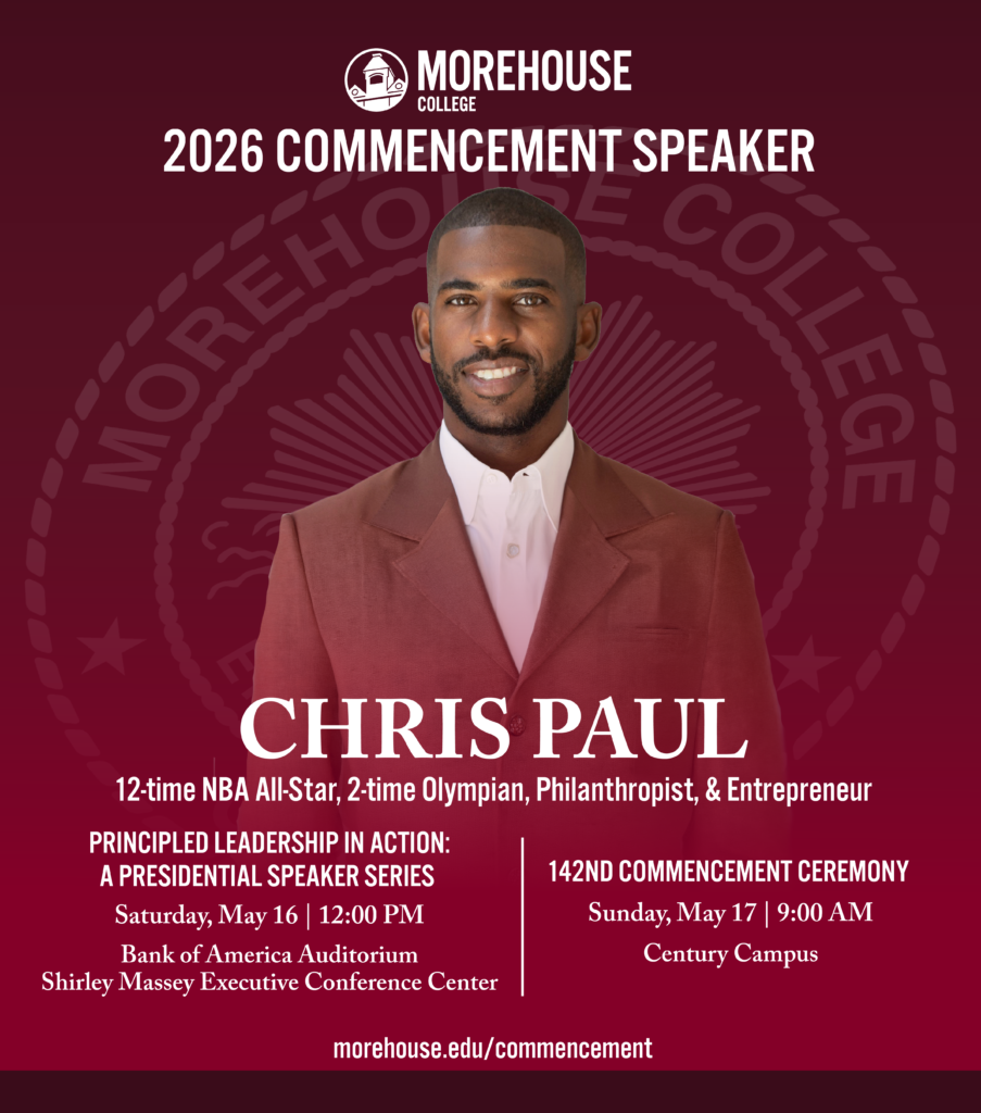 Morehouse College to Welcome 12-Time, NBA All-Star Chris Paul as Commencement Speaker