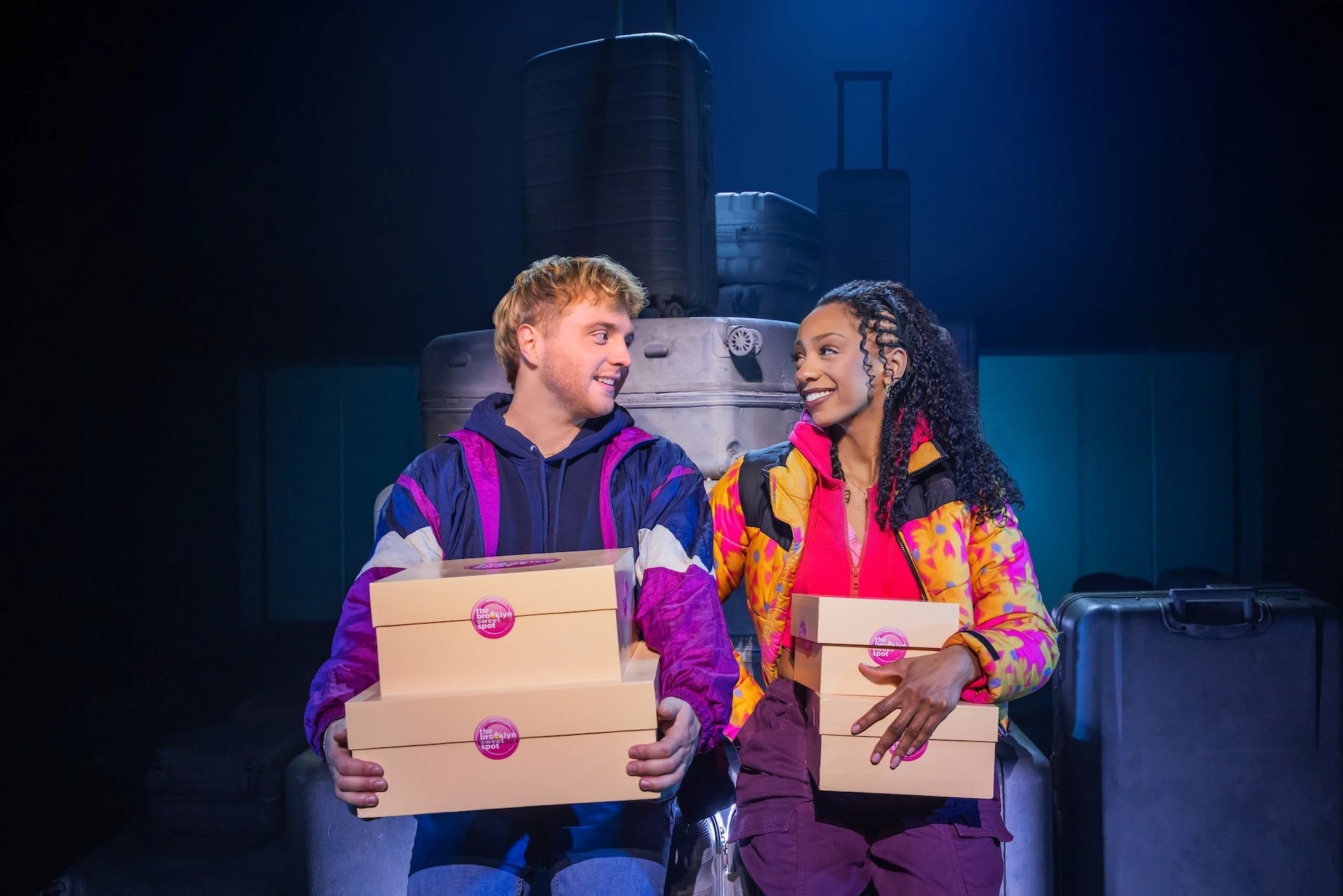 Christiani Pitts and Sam Tutty in Two Strangers (Carry A Cake Across New York)