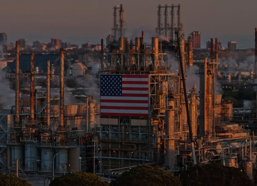 The Marathon Petroleum Corp's Los Angeles Refinery on April 2, 2026.