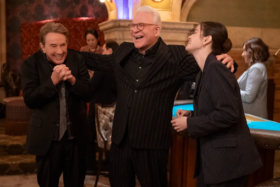 Martin Short, Steve Martin, and Selena Gomez in 'Only Murders in the Building'