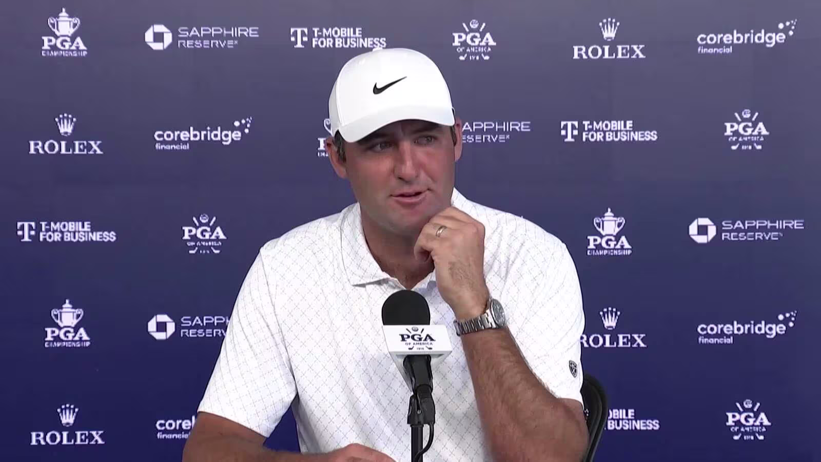 Scottie Scheffler on three straight runner-up finishes heading into PGA Championship