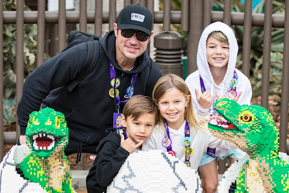 Nick tied the knot with Vanessa in 2011, and they share son Camden, 13, daughter Brooklyn, 11, and son Phoenix, 9 (pictured here in 2024). Getty Images