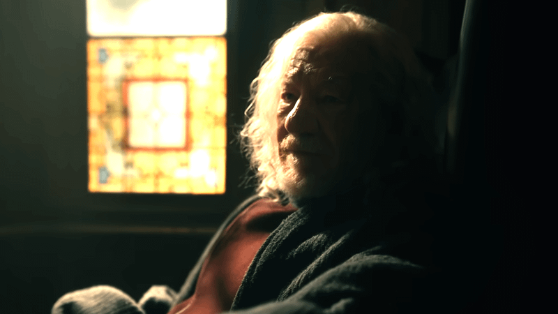 Ian McKellen rocks longer hair as he reprises his role as Magneto.