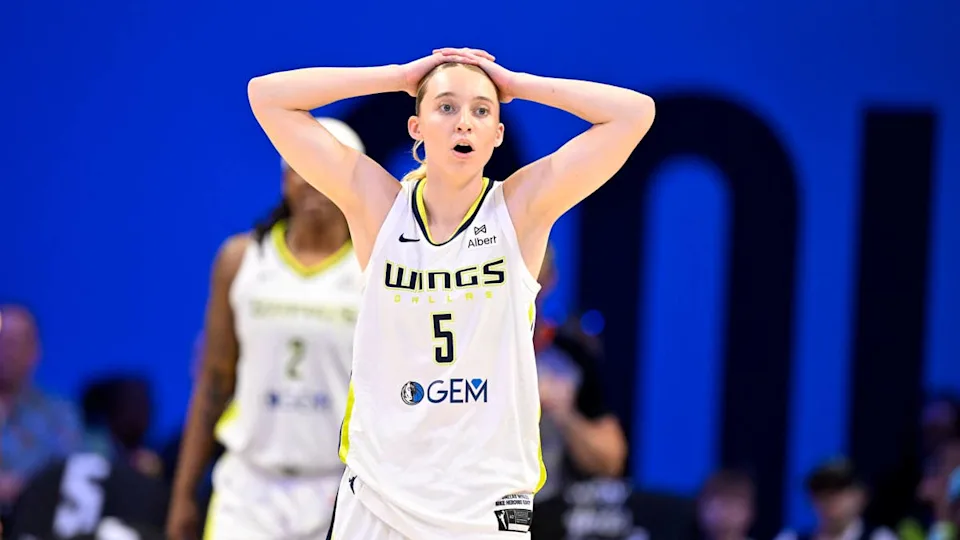Dallas Wings guard Paige Bueckers (5)Jerome Miron-Imagn Images