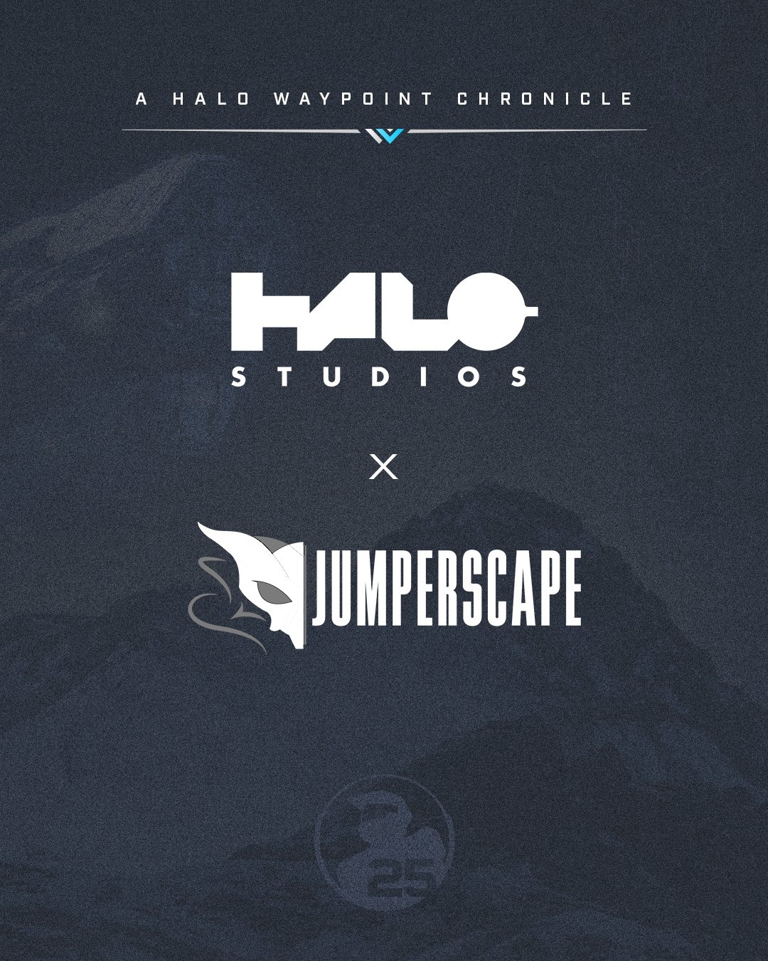 Halo x JumperScape announcement image for the Waypoint Chronicle Still Midnight