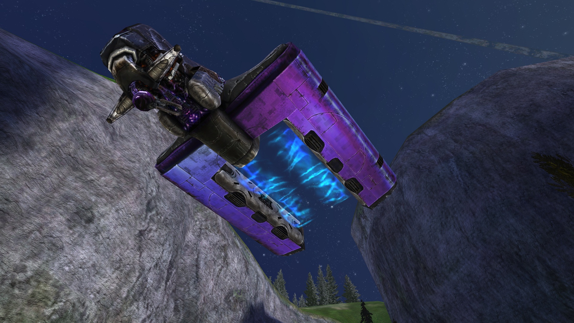 Halo: CE screenshot of a Spirit dropship