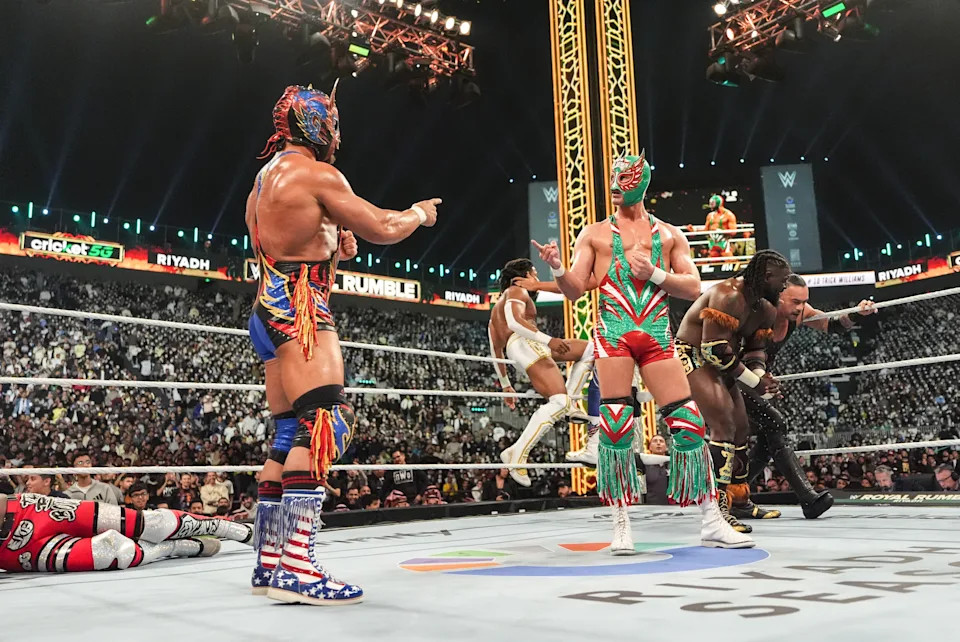 The two El Grande Americanos, Chad Gable and Ludwig Kaiser, meet face-to-face at the 2026 Royal Rumble.