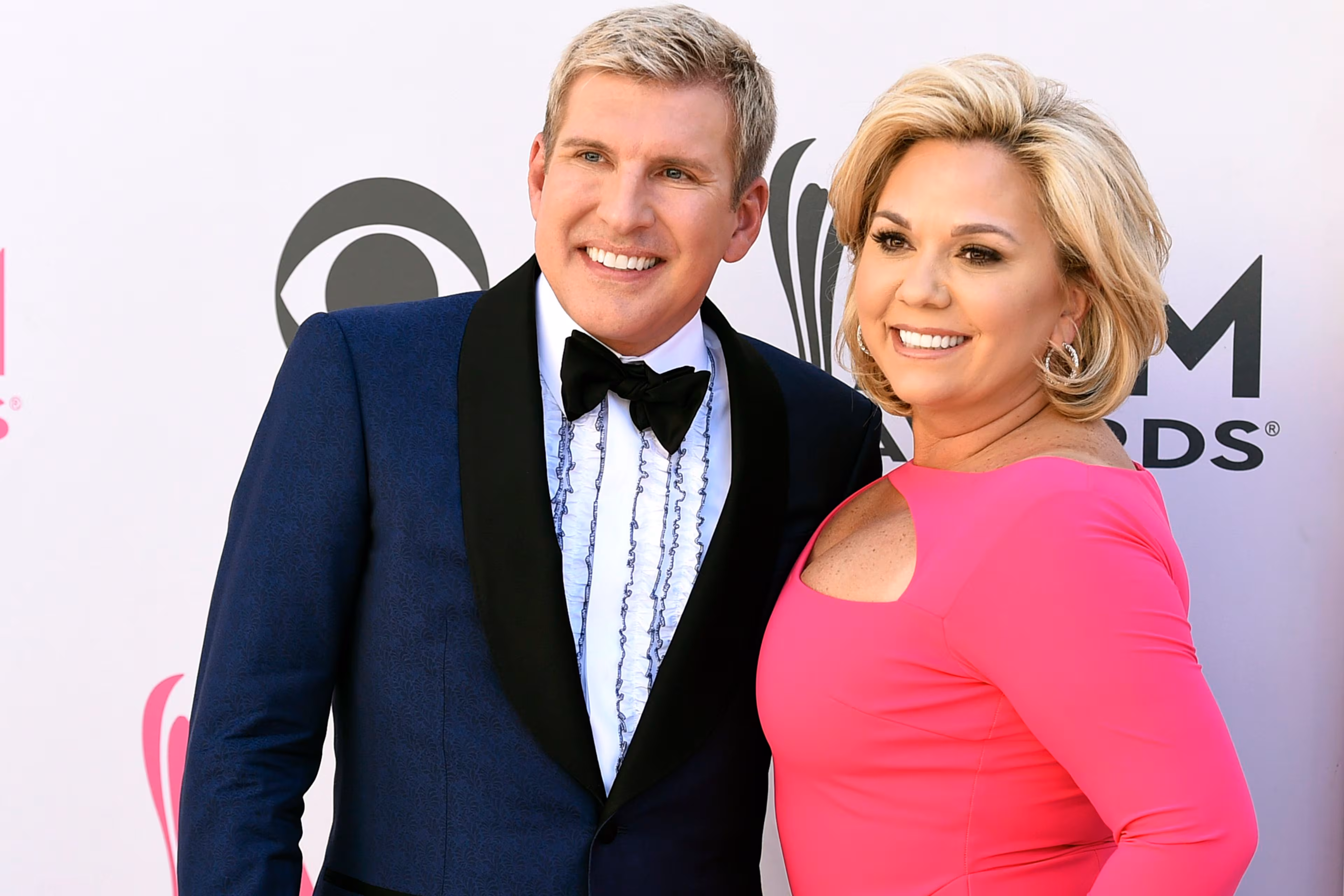 In 2022, Todd Chrisley and his wife, Julie Chrisley, shown here during the 52nd annual Academy of Country Music Awards, were convicted in federal court on charges including tax evasion and bank fraud, leading to prison sentences. (Jordan Strauss/Invision/AP 2017)