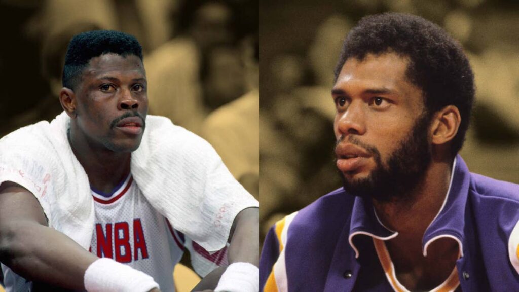 Patrick Ewing recalls how a decision from Rick Pitino made Kareem Abdul-Jabbar school him: "Rick, what did I tell you?"