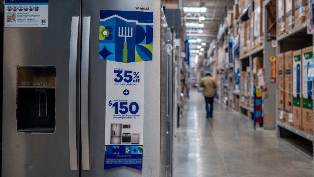 Whirlpool says Iran war causing 'recession-level industry decline.' The shares are down 20%