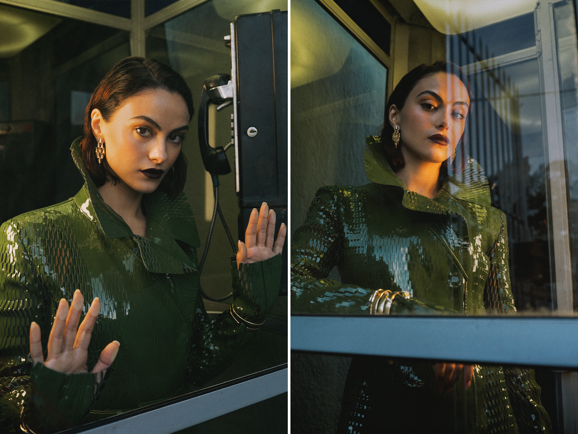 Who What Wear June 2026 cover star Camila Mendes during a photoshoot.
