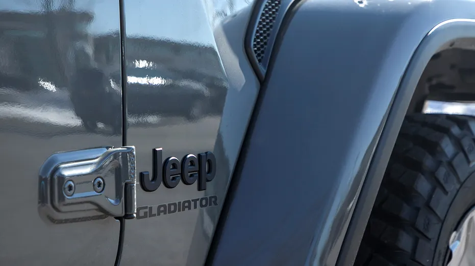 A Jeep Gladiator pickup truck is seen at a FCA dealership