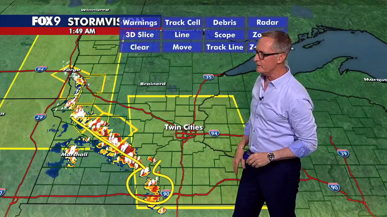 MN weather: Ian Leonard tracks overnight severe weather